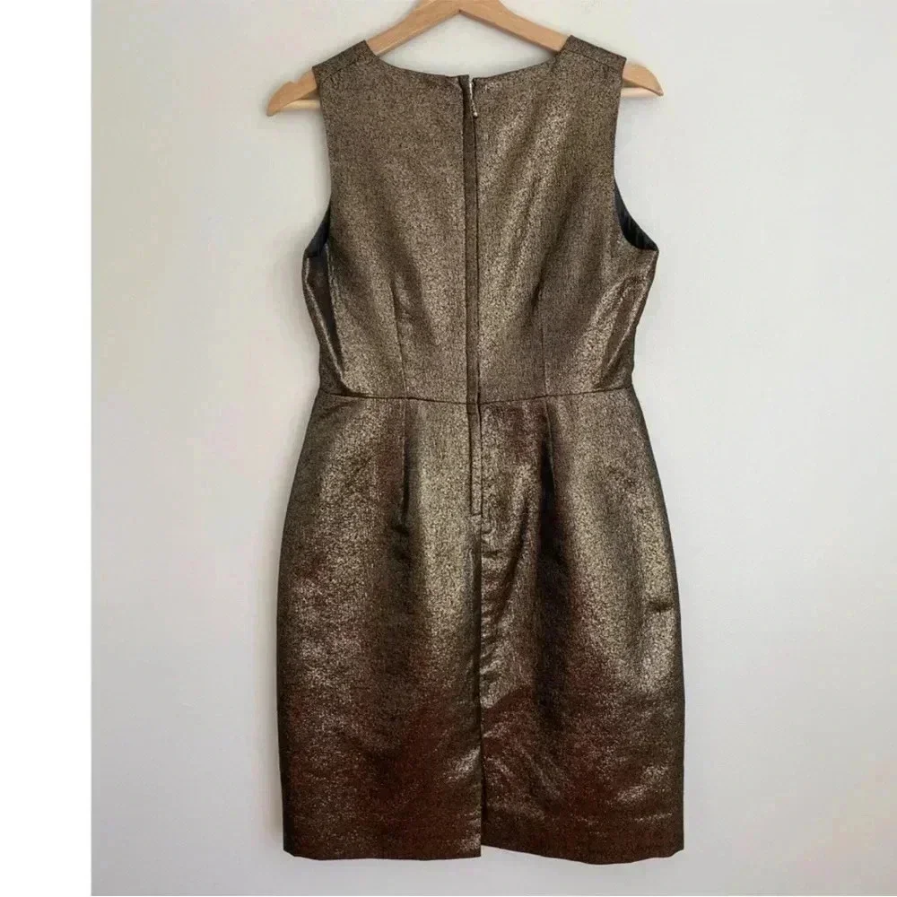 Kate Spade ♠️ metallic gold dress size 14